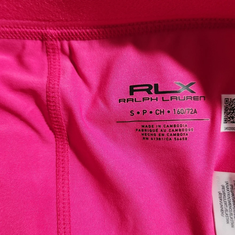 RLX RALPH LAUREN Womens Golf Skirt Concept‎ 3 Pink Pleated Back Skort Size S